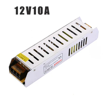 

JCPOWER slim 12V 10A 120w Voltage Transformer Switch Power Supply for Led Strip Led control Led switch LED display