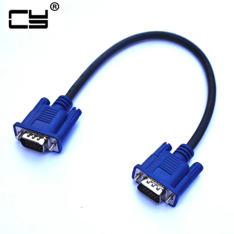 VGA в кабель 15 pin с двойными магнитами кольцо 3 + 6 D-SUB удлинитель Кабель Папа-папа 1 5