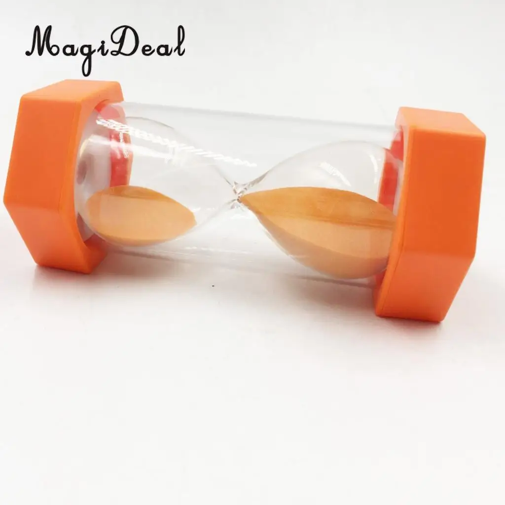 MagiDeal Clear Sand Hour Glass Sand 1/2/3/5/15 Minutes Timer Hourglass Multi Use foe Kitchen Cooking Brush Teeth Kids Toy