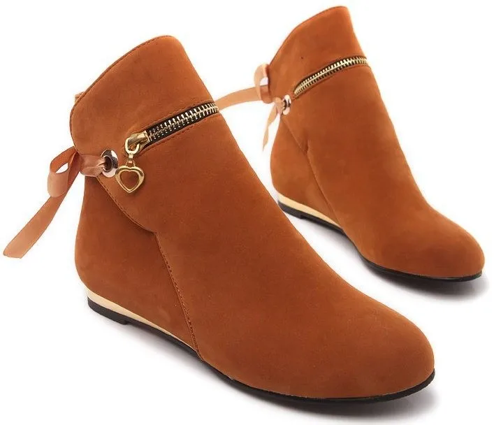 Новые милые стильные сапоги 5 цветов большой размер 43 коллекция осень-зима шведский стиль с бантом обувь для женщин короткой длины с круглым носком однотонные ботильоны