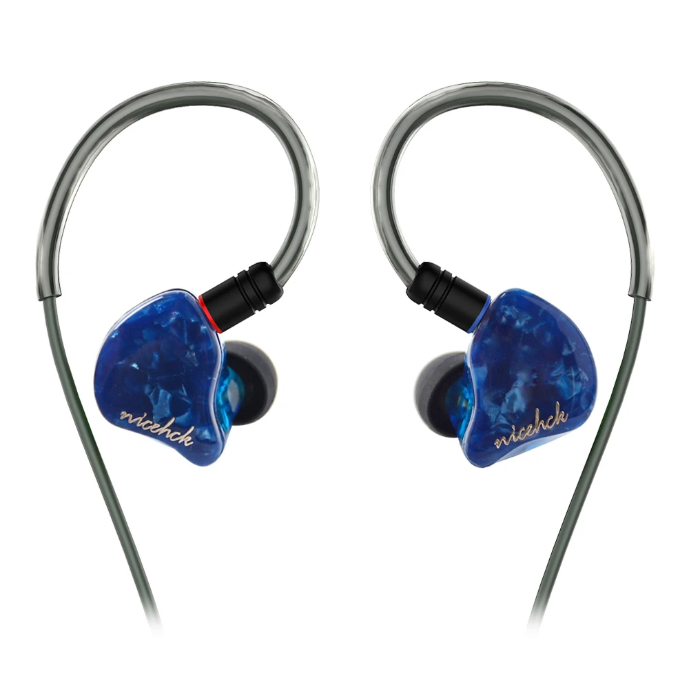 NICEHCK P3 наушники в ухо 2BA+ 1DD Гибридные 3 единицы HIFI наушники монитор IEM 3 кроссовер CNC Лицевая панель MMCX съемный кабель