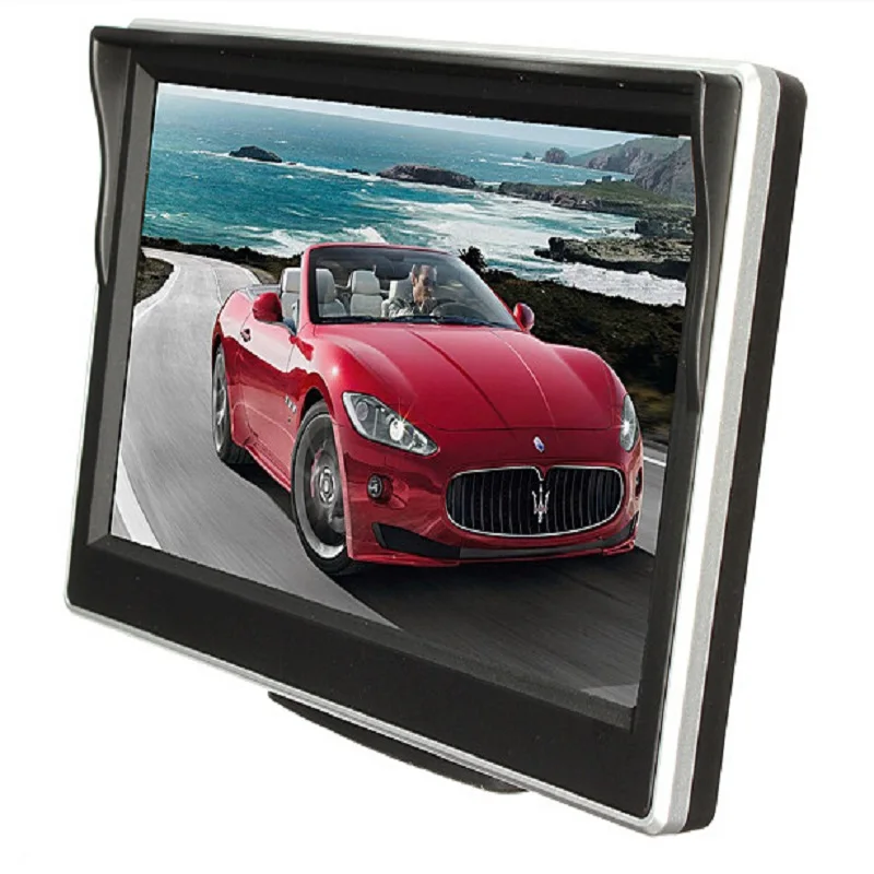 

5 inch Car Rearview Monitor for Rearversing Parking Backup Camera with 2 Mounts/Brackets