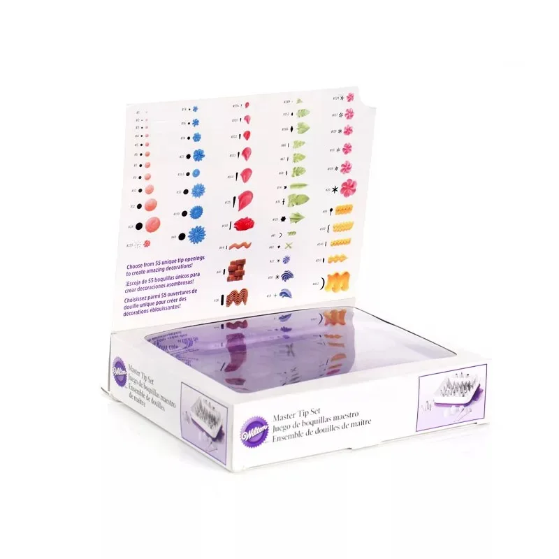Wilton Master Набор наконечников для украшения 55 шт. декоративные наконечники с