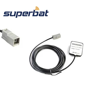 Superbat Car RV GPS Navigation Antenna for Mercedes Command Alpine GT5-1S HRS GT5-1S Plug 1575.42MHz Aerial Siganal Booster 3M