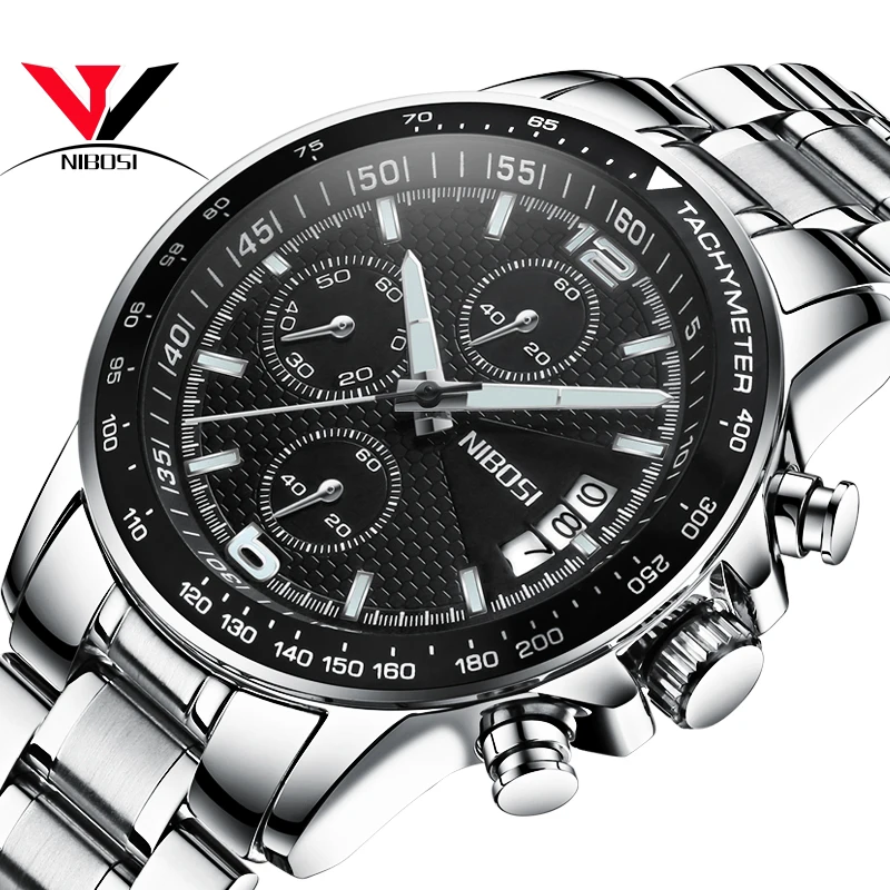 

NIBOSI Military Army Watches For Men Luxury Brand Watches Men Sports Watch Waterproof Military Wristwatch Analog Quartz Relogios