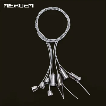 

4 pcs/lot 1.2m steel cable Wire rope For lifting/hanging various panel lights 300*600,300*1200,600*600 mounted without ceiling