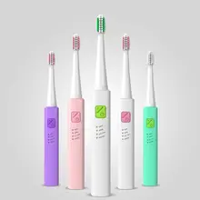 Ультра sonic Электрический Зубная щётка USB зарядка Перезаряжаемые зубные щетки с 4 шт Сменные головки таймер Кисть