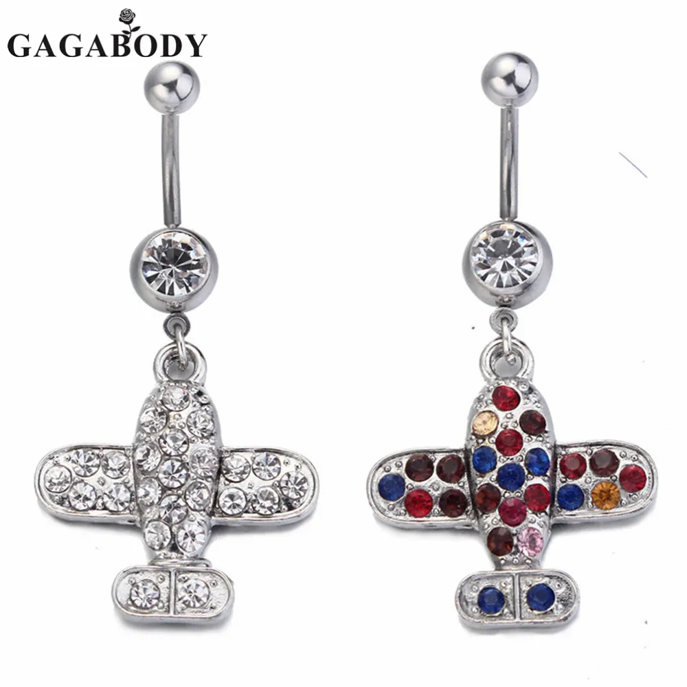 Buy 1PC New 316L Surgical Steel 14g Aircraft Dangle