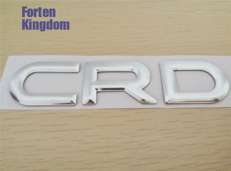 Forten Kingdom Word CRD ABS Хромированная наклейка на багажник 3D наклейки с буквами авто задний значок для стайлинга автомобиля Наклейка