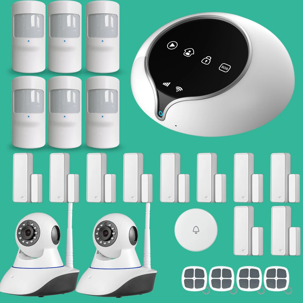 

Secuirty WIFI Gsm Alarm Systems GSM+GPRS Wifi Automation Alarm System Home Protection Security System