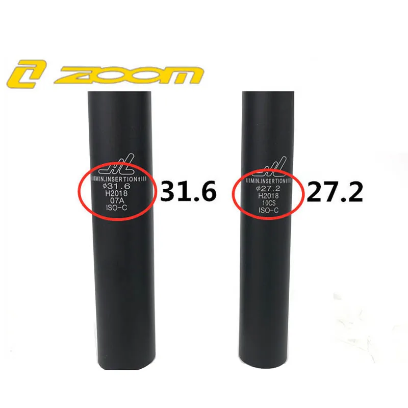 Online ZOOM Suspension bicycle seatpost 27.2 31.6 X350MM seat post aluminium bike shock absorption Damping seat tube