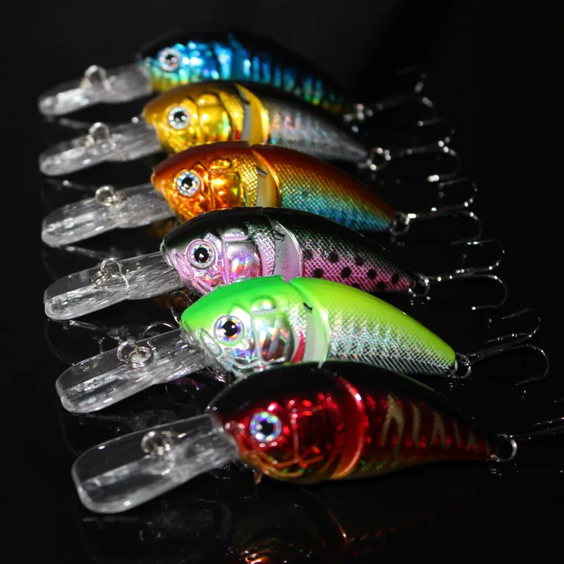 2017 Top grade Japan Fishing lures Trulinoya Crank Bait Bass Carp Fishing tackle Hook Wobblers