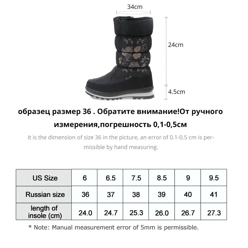 GOGC дутики женские сапоги зимние до колена Женские белые ботинки для женщин 9620|winter - Фото №1
