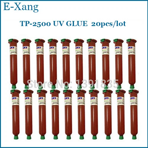20 шт./лот tp-2500 УФ LOCA Клей оптический прозрачный клей для сенсорного экрана для Sumsung/Iphone Lcd