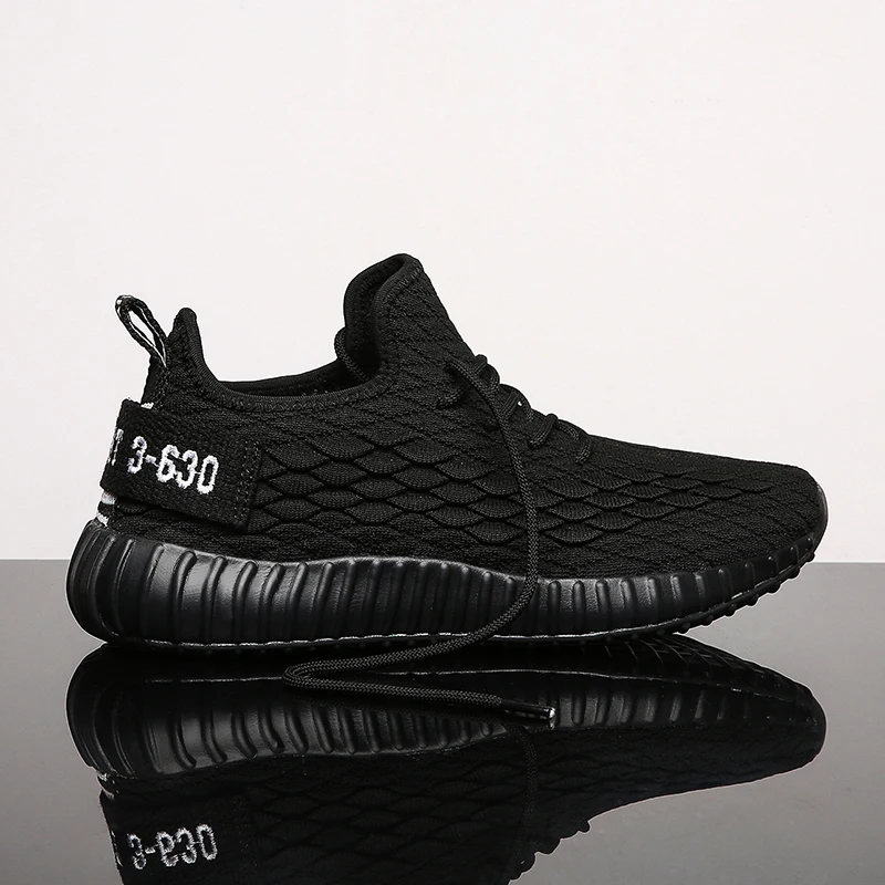 

Cajacky Men Running Shoes Plus Size 46 Air Mesh Sport Shoes Lace Up Adult Krasovki Male Jogging Sneakers Breathable Zapatillas