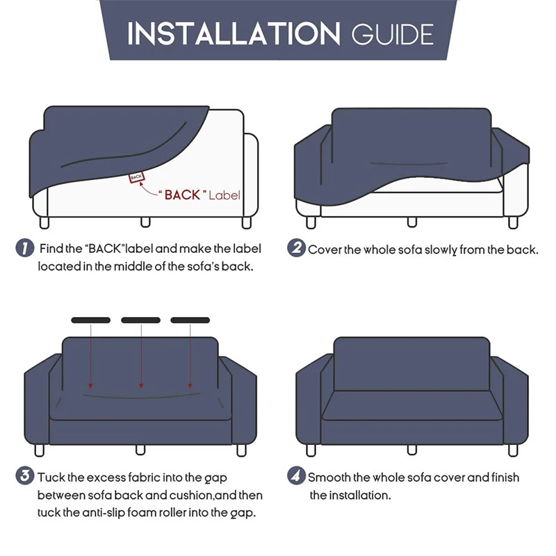 Эластичное покрытие для дивана Гостиная секционный диван Чехол защитный чехол для мебели, для дивана крышка из эластичной ткани на хлопковой основе 1/2/3/4 местный