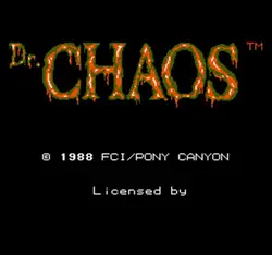 Dr Chaos (U) 60 контактов 8 бит игровая Карта