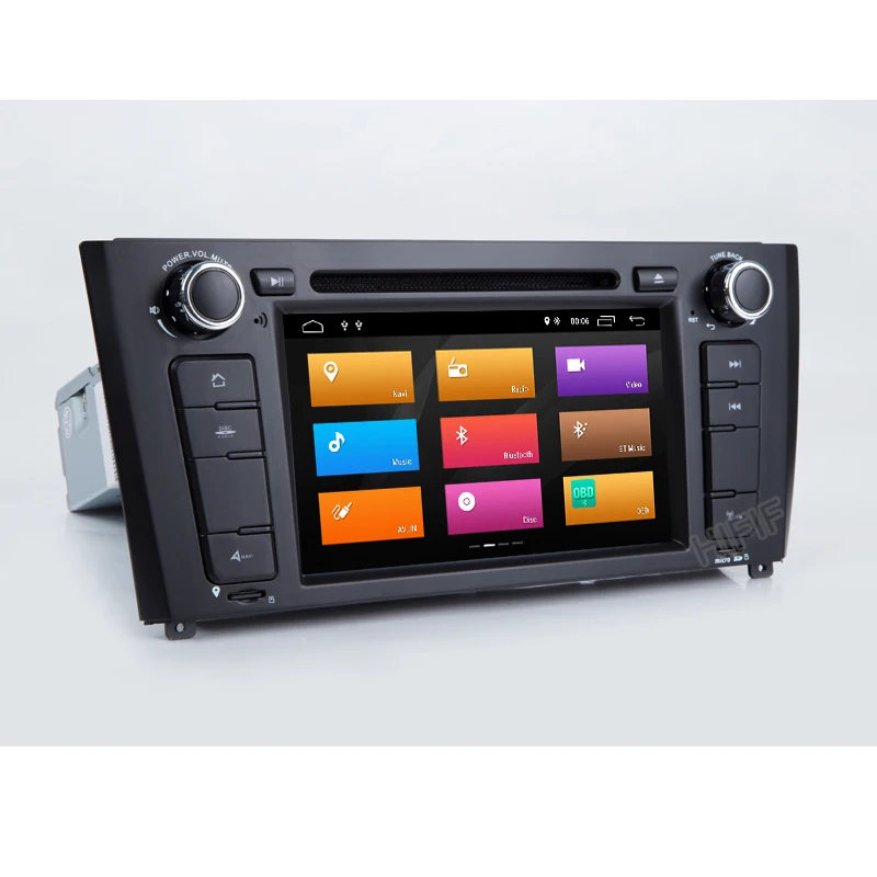 Top IPS HD 7" Android 8.1 Quad Core Car DVD Player GPS Navigation for BMW E81 2007 2008 2009 2010 2011 E82 2007-2013 E88 2007-2014 1