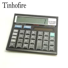 CT-512GC Tinhofire 12 цифр Office калькулятор компьютер Солнечный Калькулятор Размер 128×126 см
