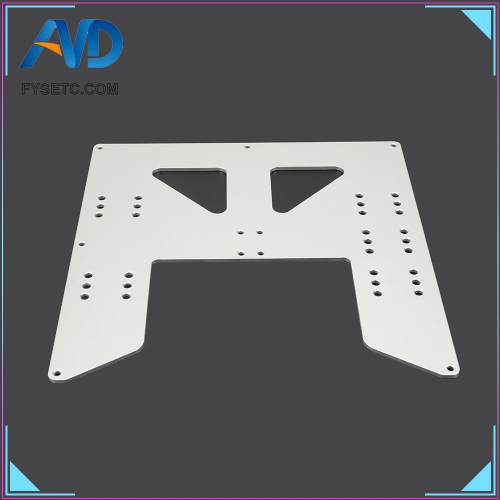 Обновленная Y образная алюминиевая анодированная пластина для 3D принтера Prusa I3 Anet