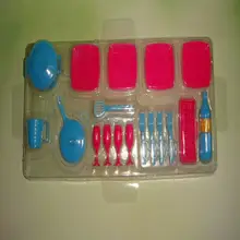 18 шт. мини пластиковый кухонный горшок посуда для детей игрушечная кухня для куклы аксессуары для детей раннего обучения Образование