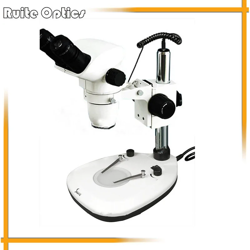 6.7X 45X Lighted Binocular Zoom Optical Stereo Microscope