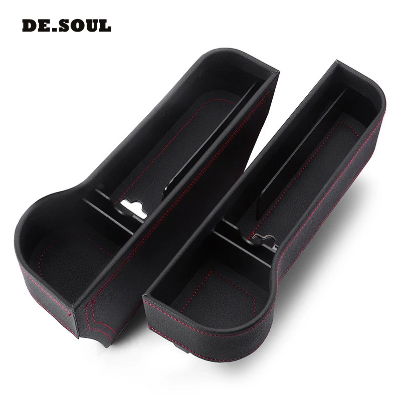 

Car Seat Crevice Storage Box Multi-purpose Auto Gap Pocket Stowing Tidying Car Inner Bag Storage Box Cup Drink Holder
