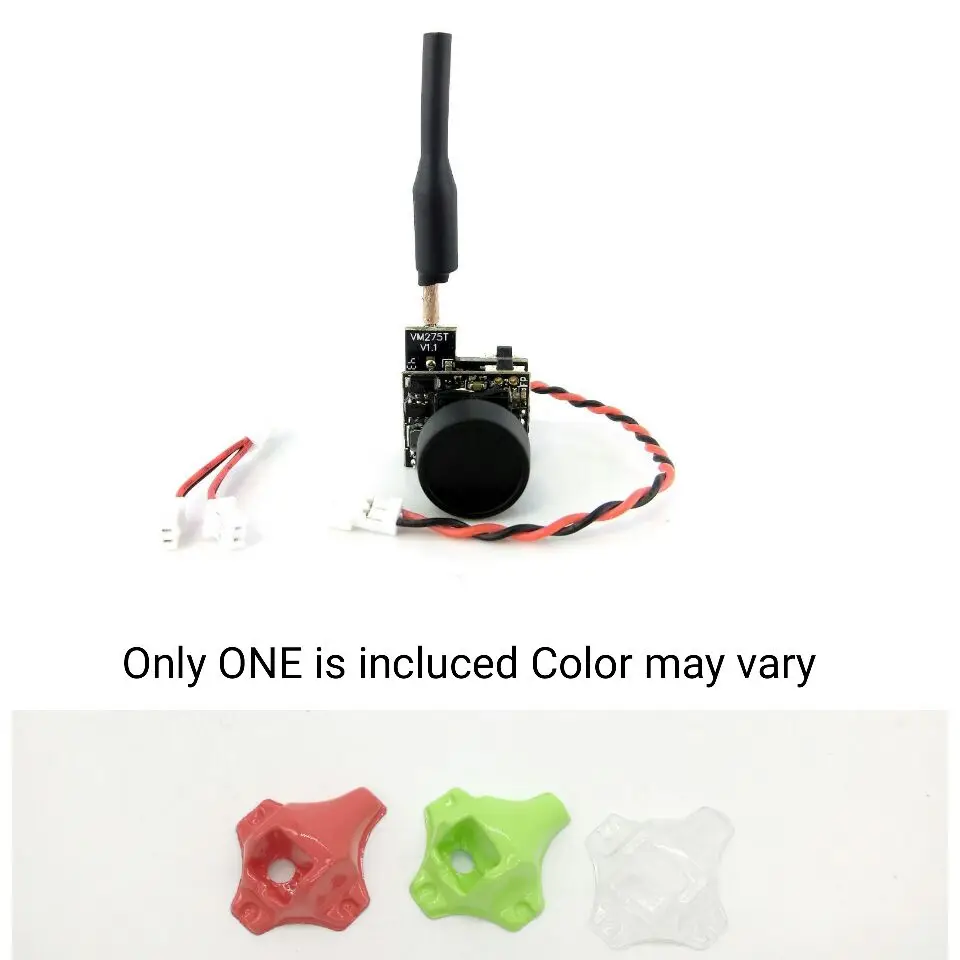 

3.6g FPV Micro AIO Camera 5.8G 40CH 25mW Transmitter Y Splitter for FPV Blade Inductrix Tiny Whoop Indoor Quadcopter FX798T