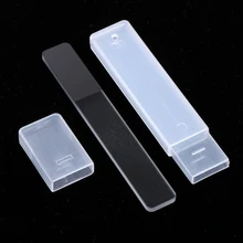 Professional Glass Nail Files Crystal Nail Files in Case For Natural and Acrylic Nails