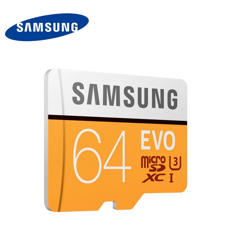 Карта Micro SD SAMSUNG EVO 256 ГБ/128 ГБ/64 Гб U3 microSDXC 32 Гб U1 MicroSDHC класс 10 TF карта памяти C10 флэш-карты для телефона - Емкость: MB-MP-64GB