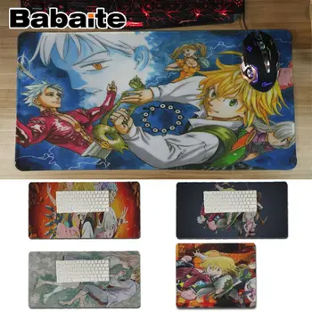 

Babaite Seven Deadly Sins Customized MousePads Computer Laptop Anime Mouse Mat Unique Desktop Pad Game Lockedge Mousepad