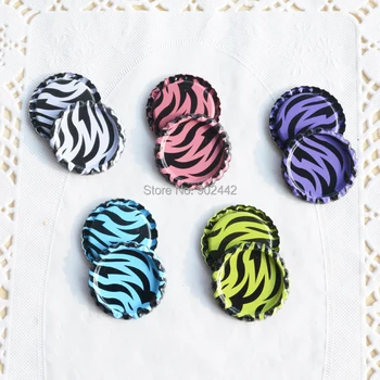 

New Arrivals!!! 1000 pcs/lot Zebra Flatten Bottle Caps for Jewelry Crafts Free Shipping