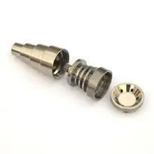 Титановая насадка для ногтей 6 в 1, универсальная тарелка для ногтей