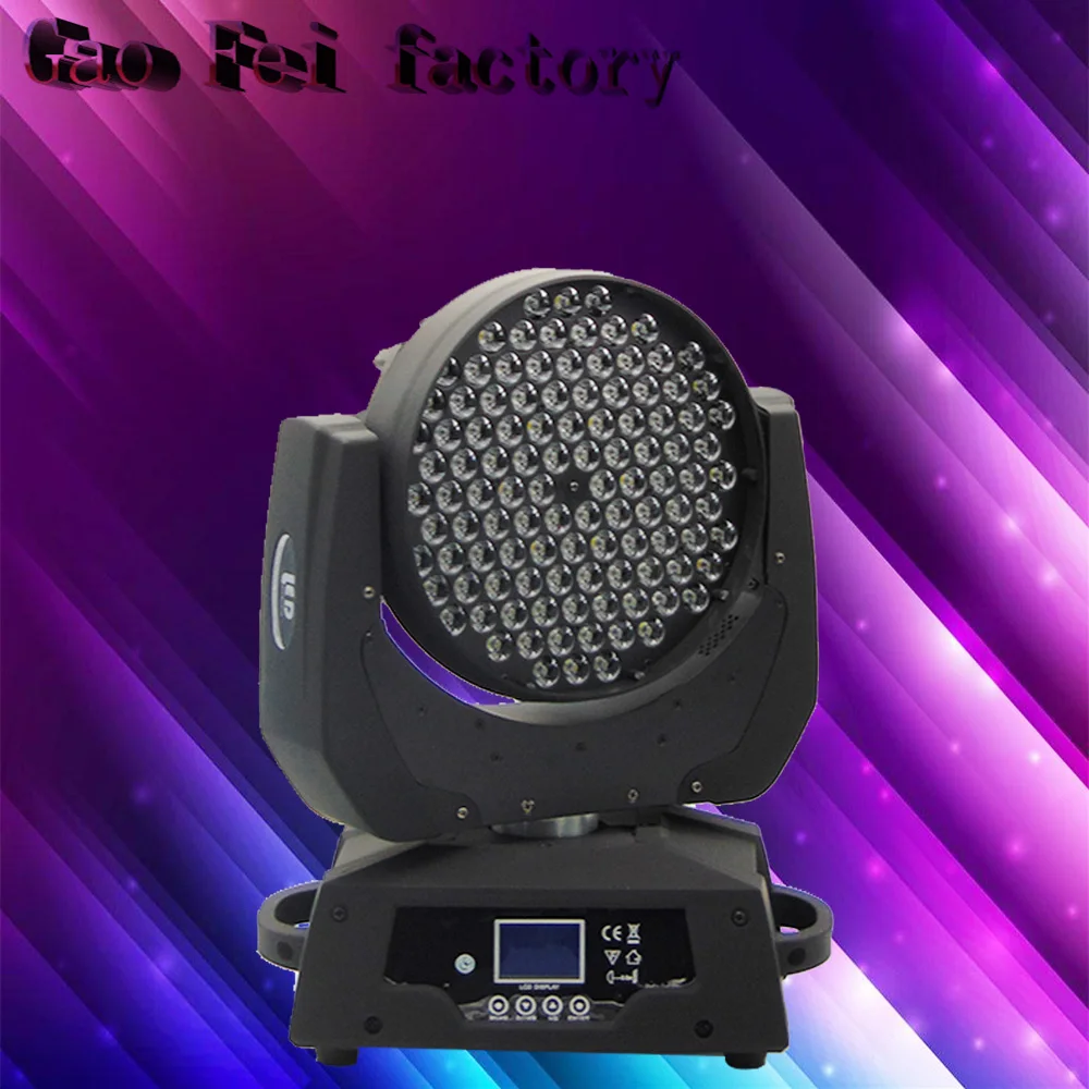 

led moving 108x3w beam light quad dmx rgbw led moving head wash light for dj stage light party dance