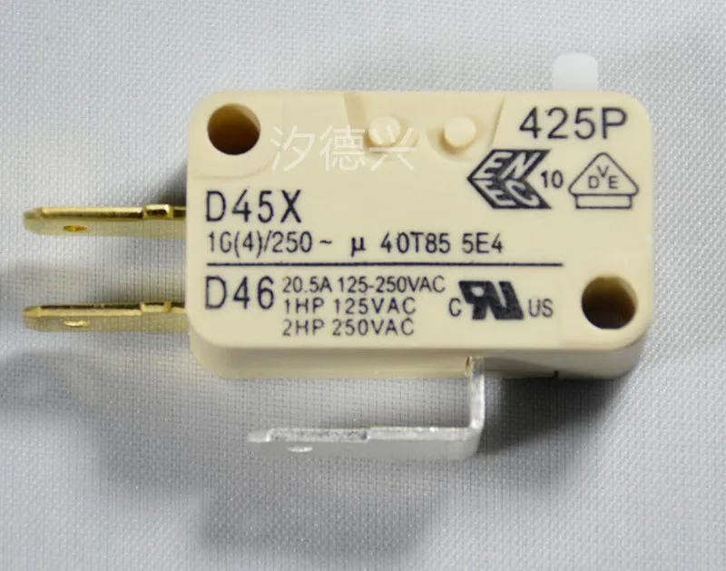 

German micro switch D45X 16(4)A 250VAC Snap Action Switch D46 Limit switch 20.5A 125-250VAC