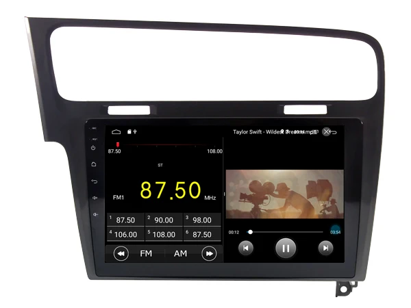 Top 64GB rom 8 core Android 8.1.2 car GPS for  Golf 7 2013-2015 silvery touch screen radio DSP stereo navi carplay unit multimedia 4