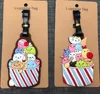 Fashion Sumikko Gurashi Suitcase Luggage Tag Cute Cartoon ID Address Holder Baggage Label Silica Gel Identify Travel Accessories 4