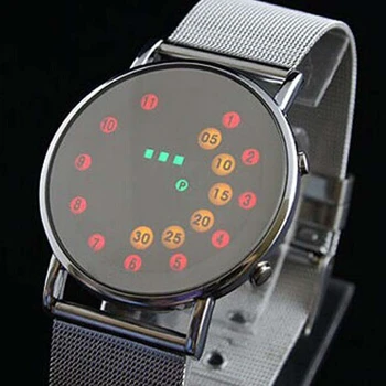 

Luxury Digital Stainless Steel Watch Back Light LED Watch Women Men Children Sports Wrist Watch Clock relogio feminino masculino