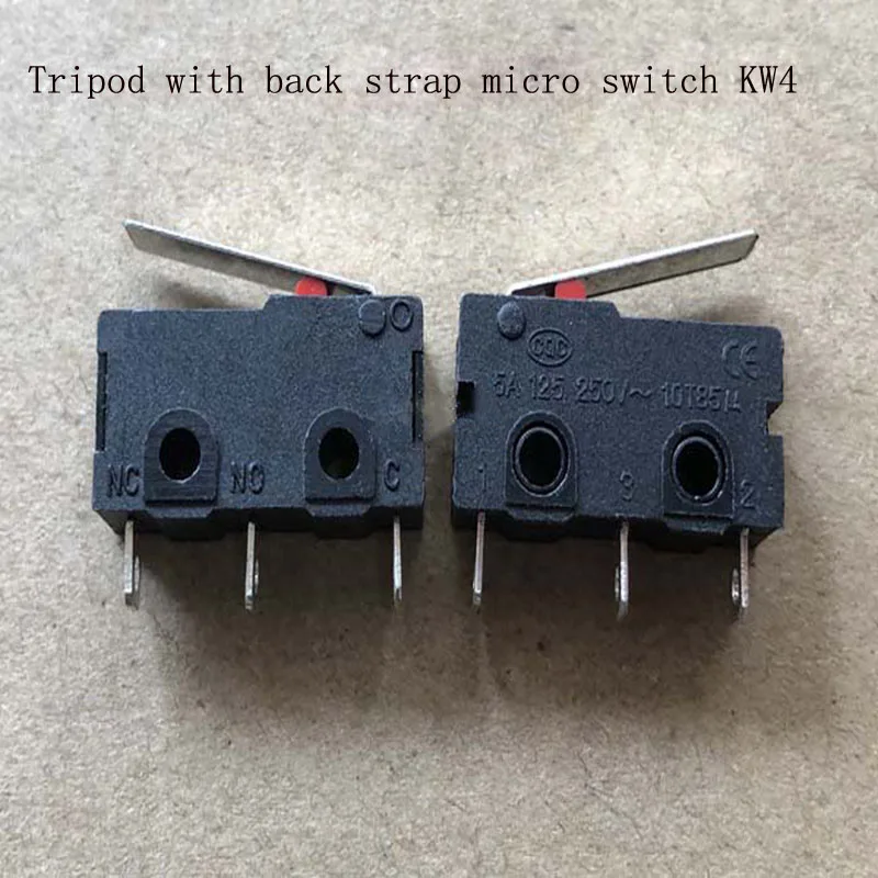 

10pcs-100pcs With micro-switches on the back buckle, trip switch three-legged KW4-2 KW11-3