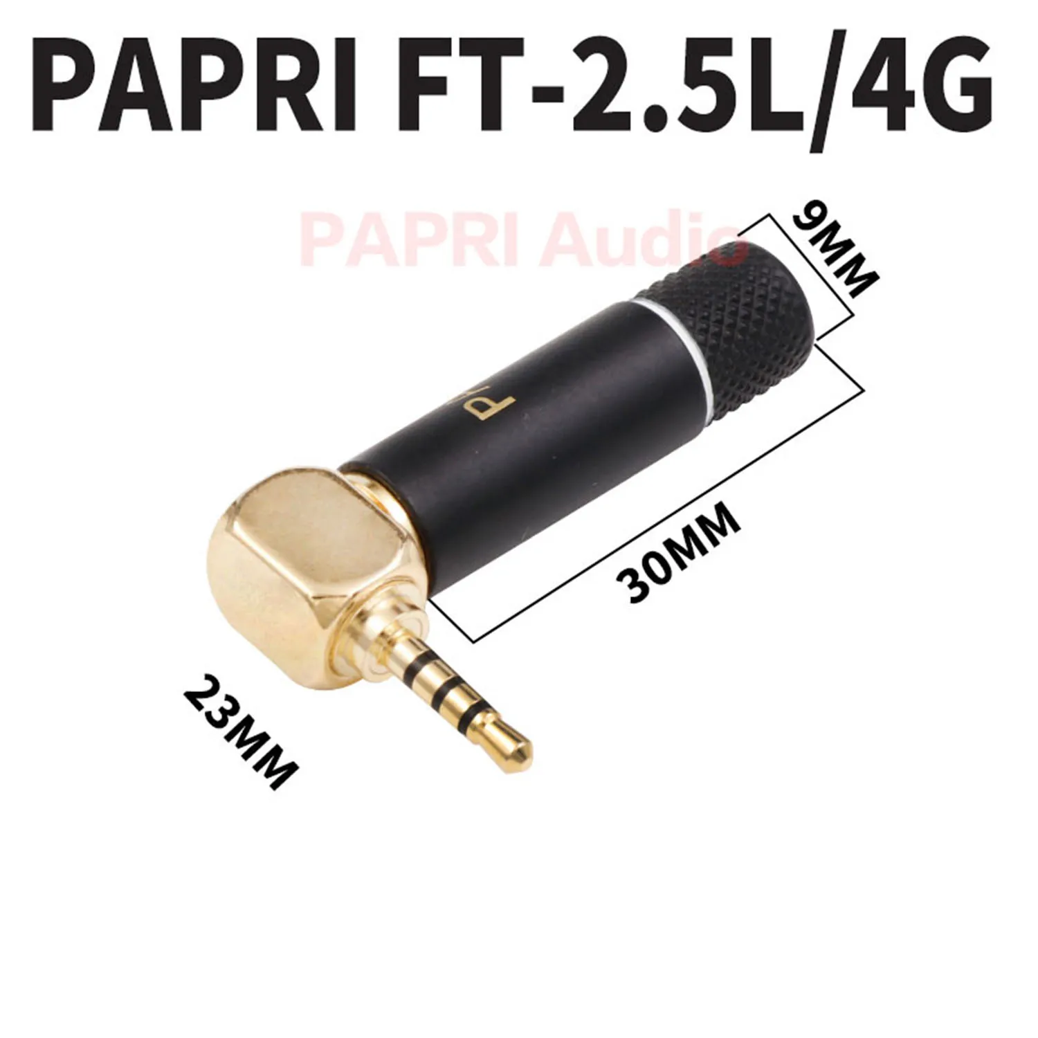 PAPRI DIY 2,5 мм/3,5 мм/4,4 мм вилки HiFi ремонт наушников аудио HiFi чистый латунный Позолоченный разъем для наушников