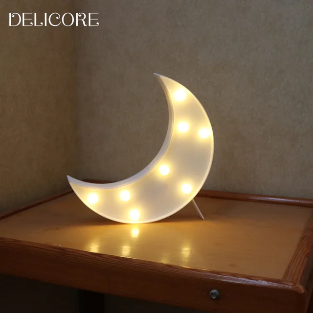 Aliexpress Delicore Novelty Moon Night Light Children Delicore Novelty Moon Night Light Children Bedroom Nursery Lamp Mini Emitting Room Decor