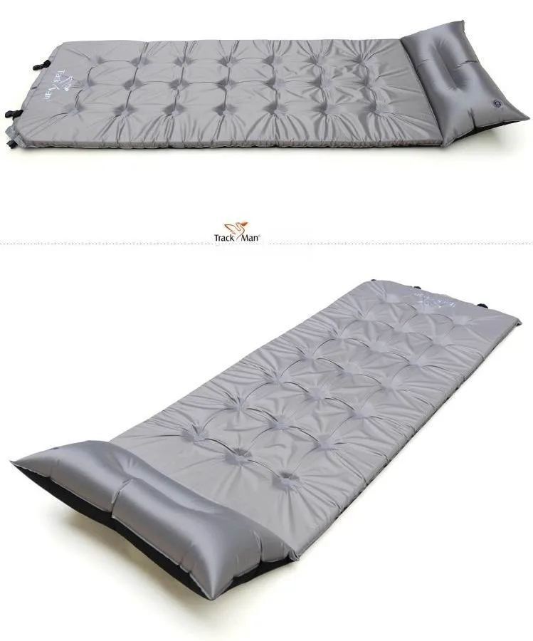 Открытый одиночный дуть автоматически воздух Aushion кровать расширение утолщаются Кемпинг Airpillow надувной влагостойкий коврик W/Подушка