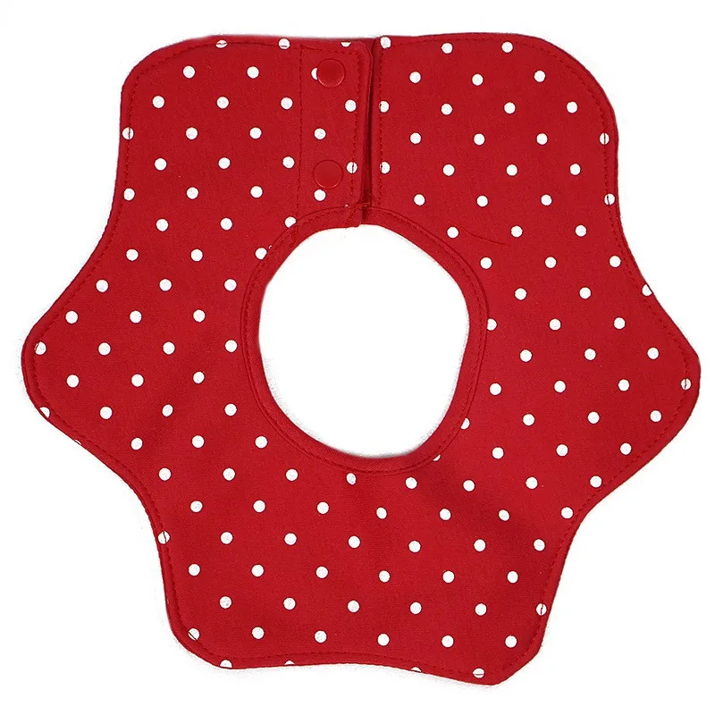 Baby Bibs Kids Baby Accessories Four-layer Waterproof 360 Degree Flower Baberos Baby Stuff Saliva Towel