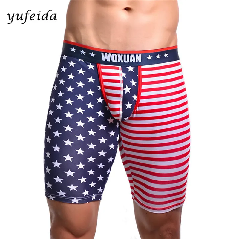 Download Men's Shorts Boxers Homewear Boardshorts USA American Flag ...