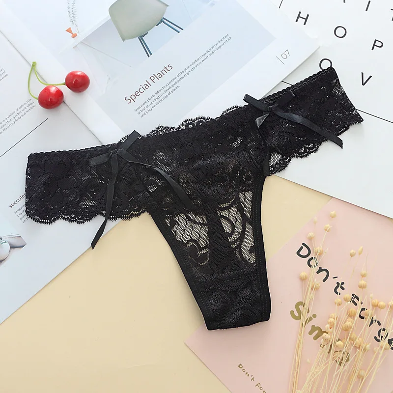 New Brand Sexy Lace Women Thongs and G string Seamless Panties Female Transparent Underwear Tanga Bragas T Back Intimates (15)