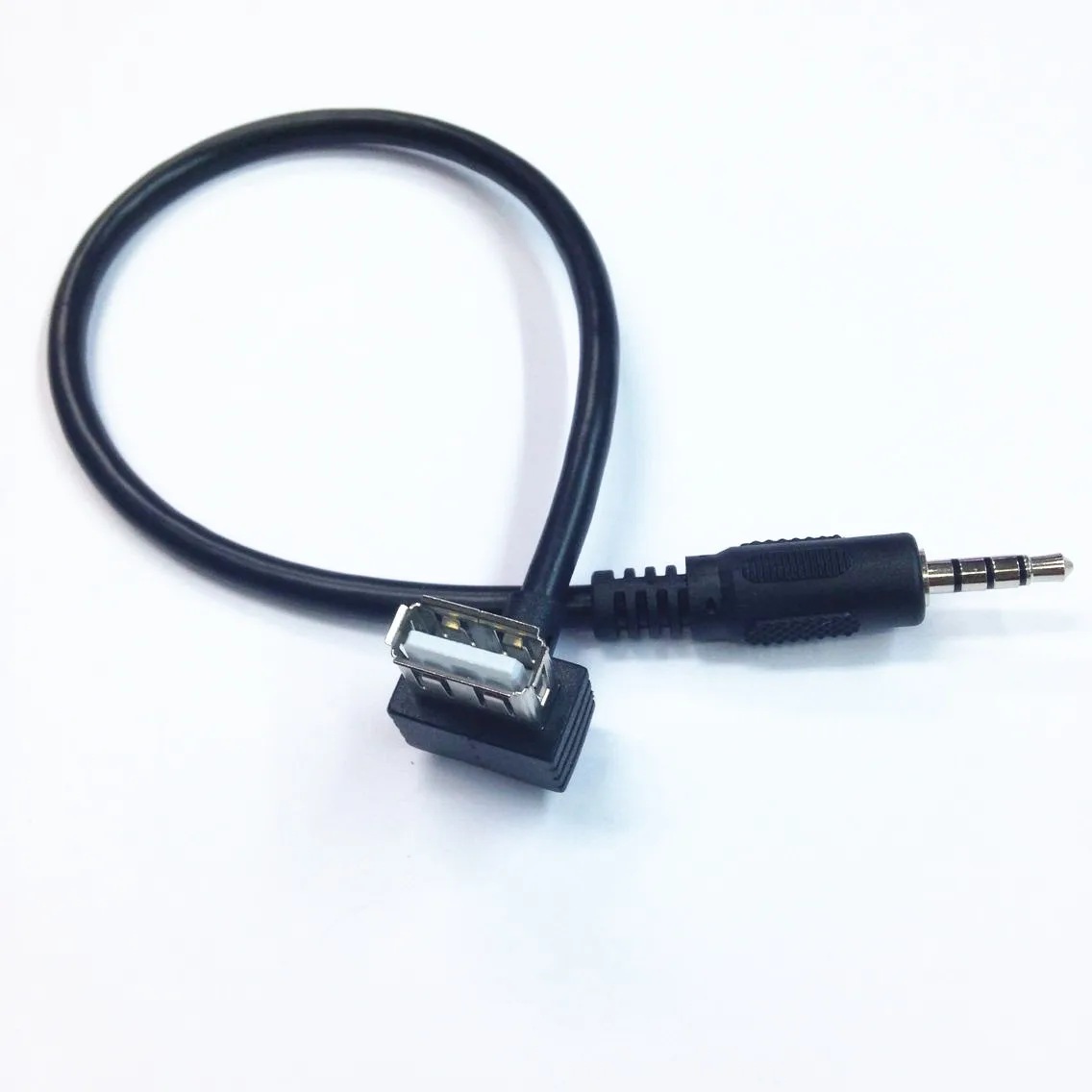 90 градусов USB женская головка передача в DC3.5MM автобус CD аудио линия подключения