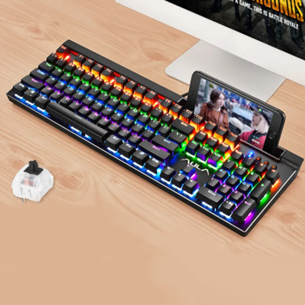 

Cool Wired Keyboard Multifunctional Computer Table PC Hand-held Portable Keyboard Touchpad Keyboard