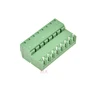 5SETS 15EDG 8pin 3.81MM pitch RIGHT ANGLE pluggable screw terminal block 3.81 8 pin PLUG TYPE pcb connector PLUG + SOCKET 300v ► Photo 3/4