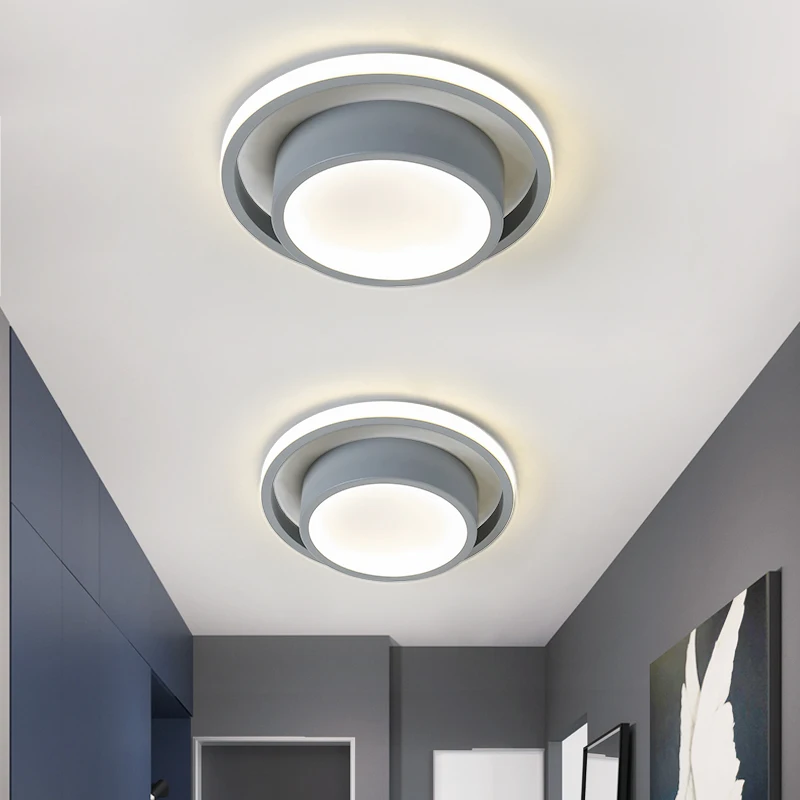 

Modern nordic deco minimalist ceiling light creative LED round light for living room bedroom corridor aisle indoor lights e27
