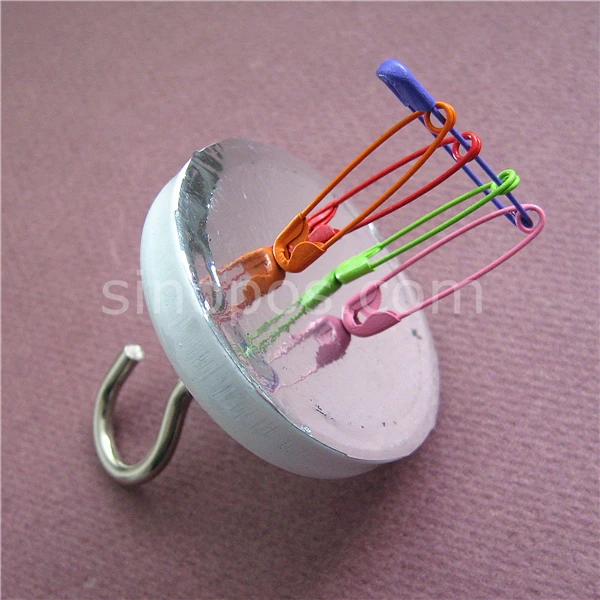 Magnetic Steel Ceiling Hanger Round 48mm Wide Magnet Base Display